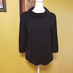 Talbots navy Cowlneck sweater Size M